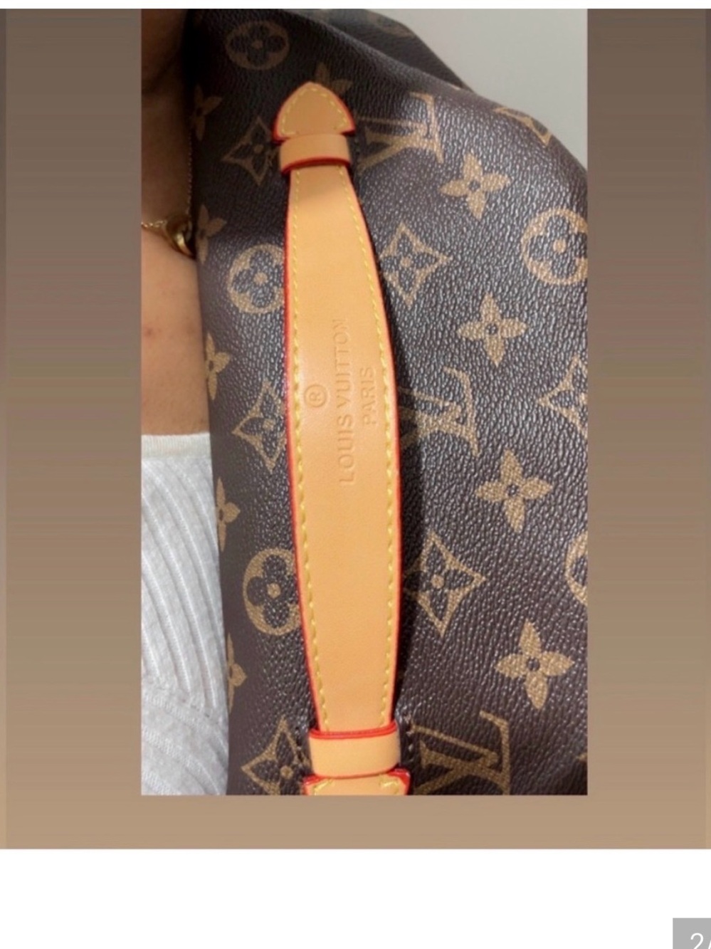 Source Unknown Brown Monogram Belt Bag with Tan Trim - Picture 2 of 4